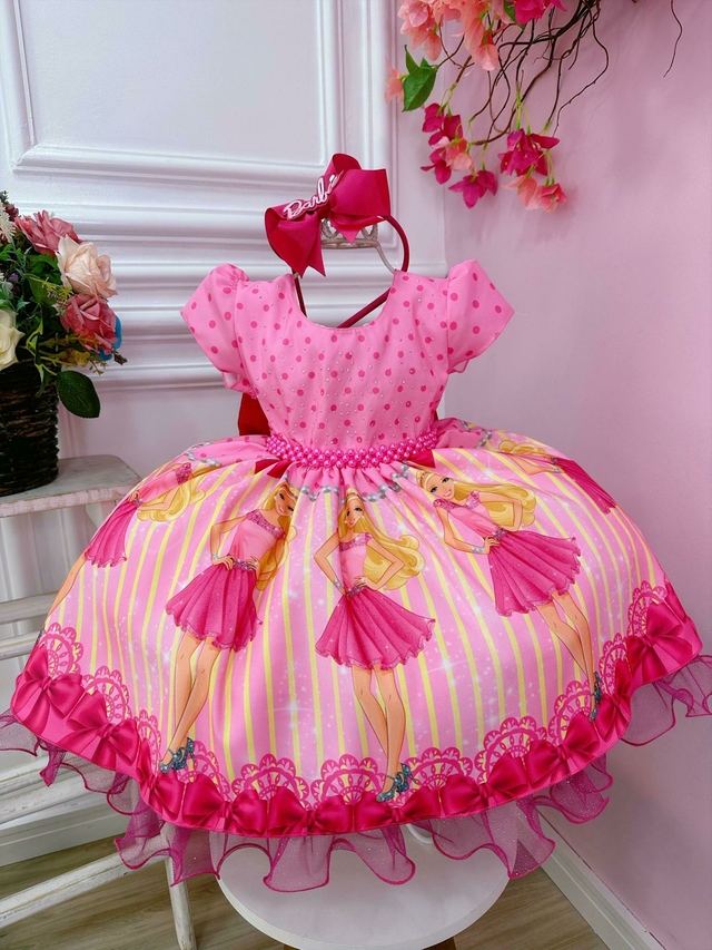 Conjunto Feminino Infantil Barbie Girl Luxo Menina Juvenil