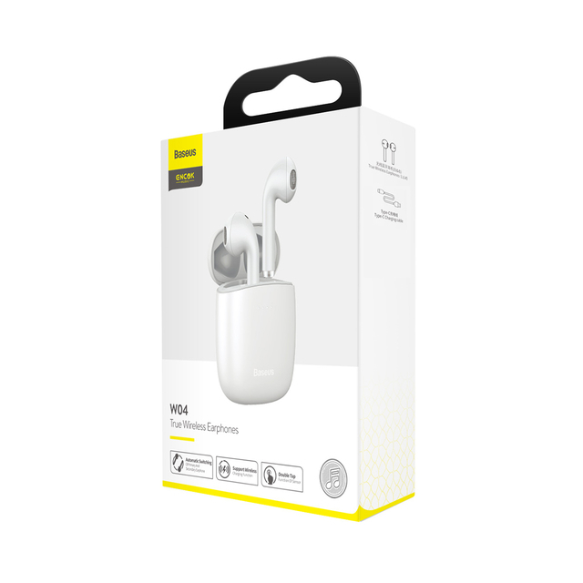 Auriculares Inalambricos Baseus Encok True Wireless Blanco