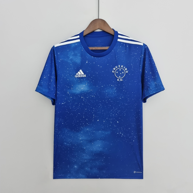 Camisetas do Cruzeiro Estrelas 22/23 Adidas Masculina - Azul