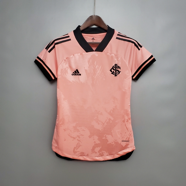 Camiseta Internacional 21/22 Adidas Feminina - Rosa