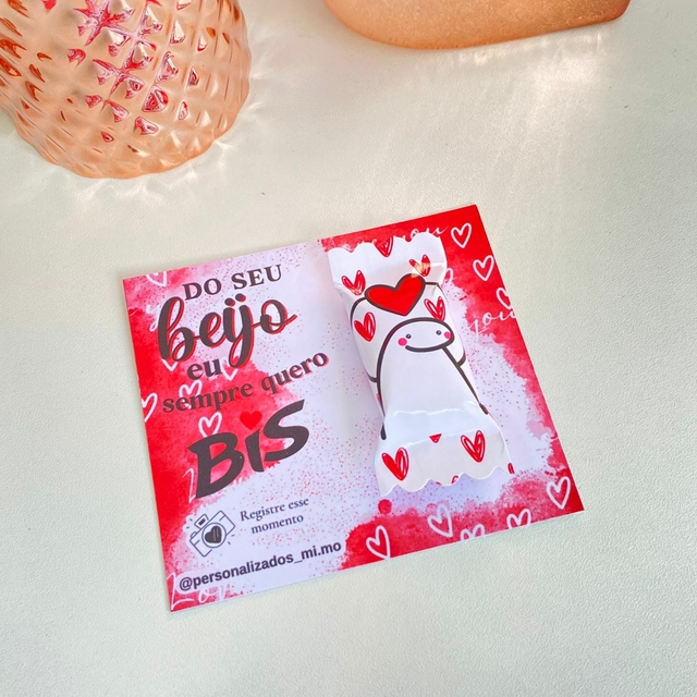 Chocolate BIS personalizado dia dos Namorados + cartão no El