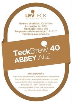 Levteck 40 Abbey Ale