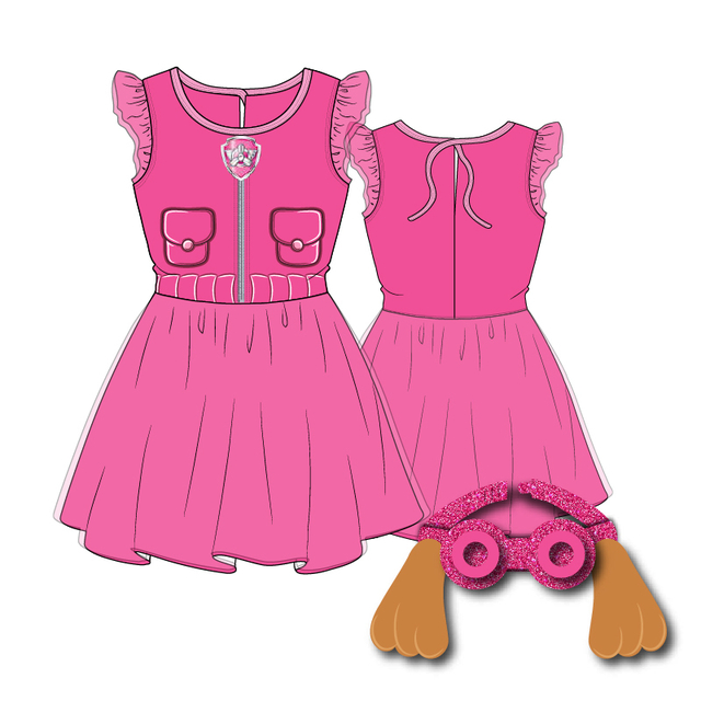 Vestido de paw patrol niña store