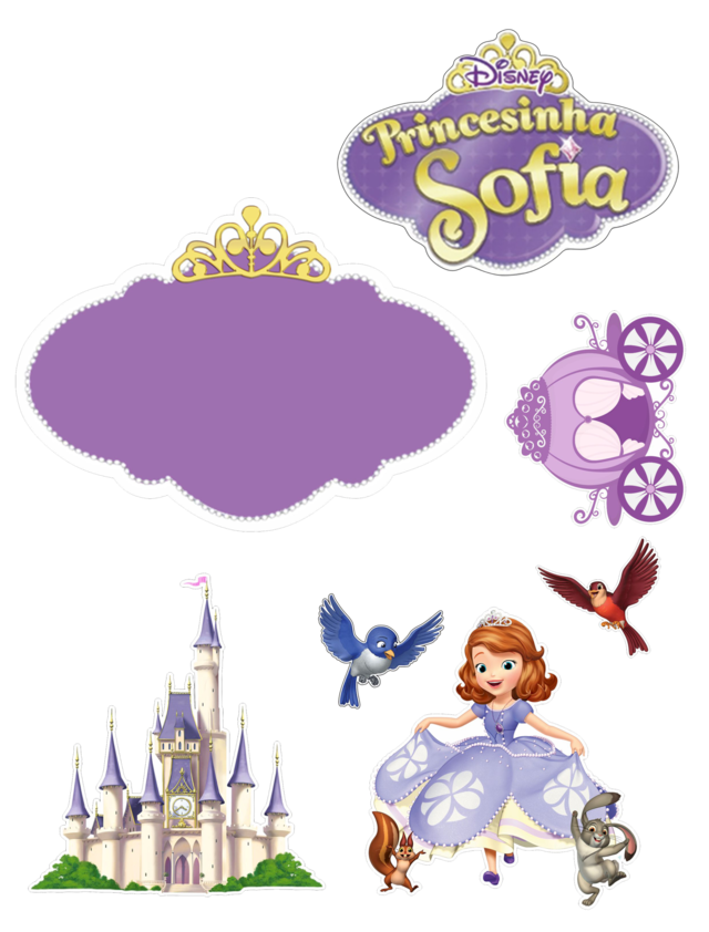 Bolo da princesa Sofia 