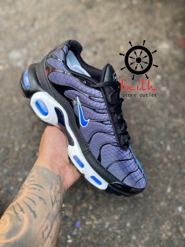 Air max plus TN cinza azul - Faith Store Outlet