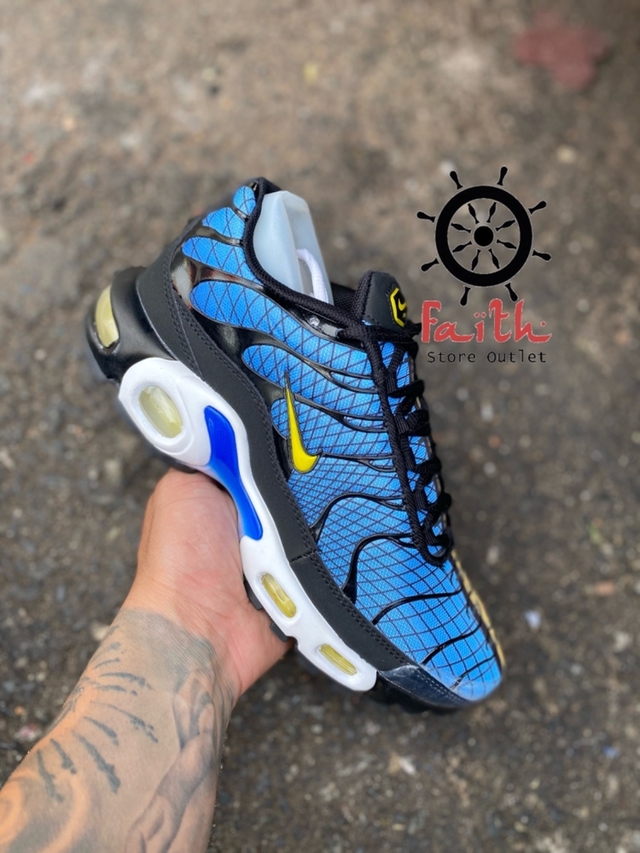 Air max plus TN azul laranja - Faith Store Outlet