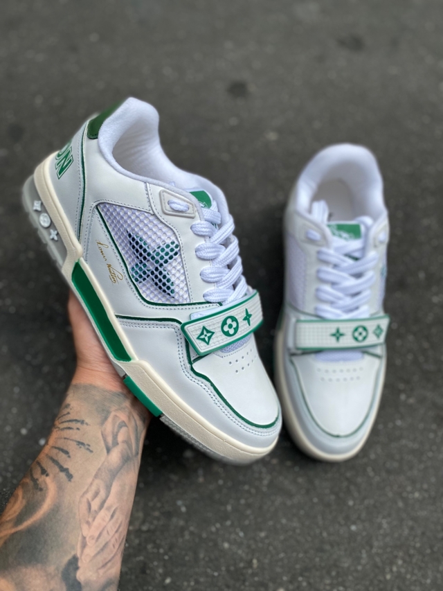 louis vuitton tenis verdes