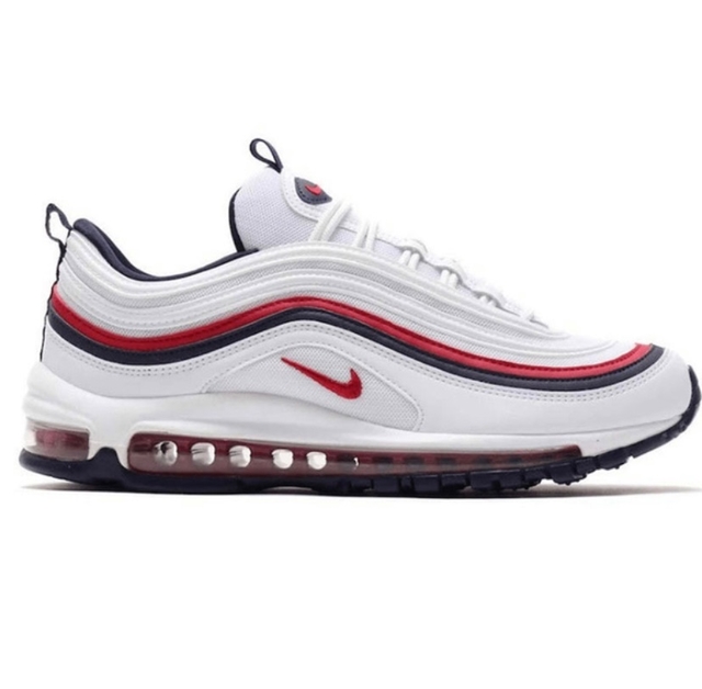 Air max 97 branco vermelho