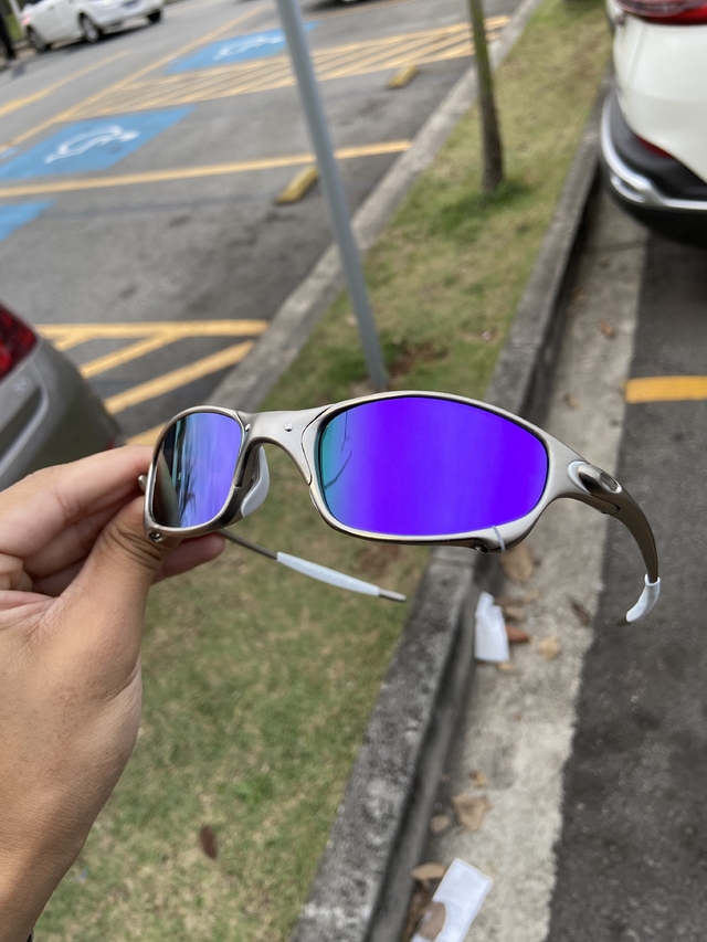 Óculos de Sol Oakley Flak Jacket 2.0 Branca/Rosa Lentes Prizm Top