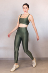 LEGGING FULL SHINE ARMY GREEN