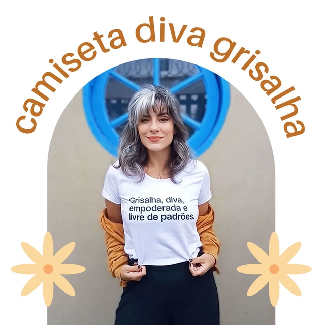 Camiseta Diva Grisalha - Comprar em Impavita