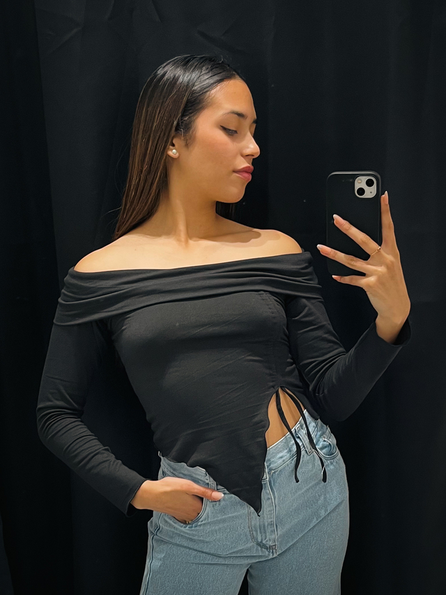 Remeras cuello bote mujer hotsell