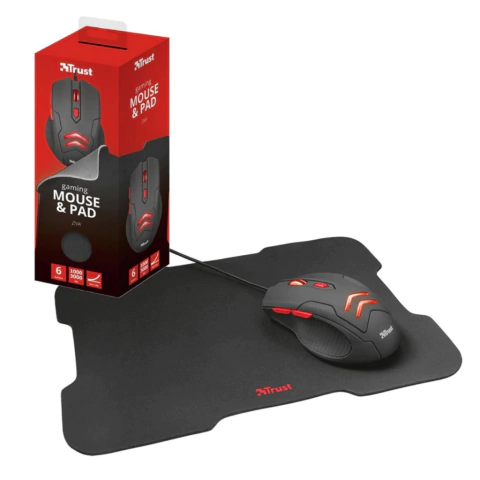 TRUST GAMING ZIVA MOUSE & PAD