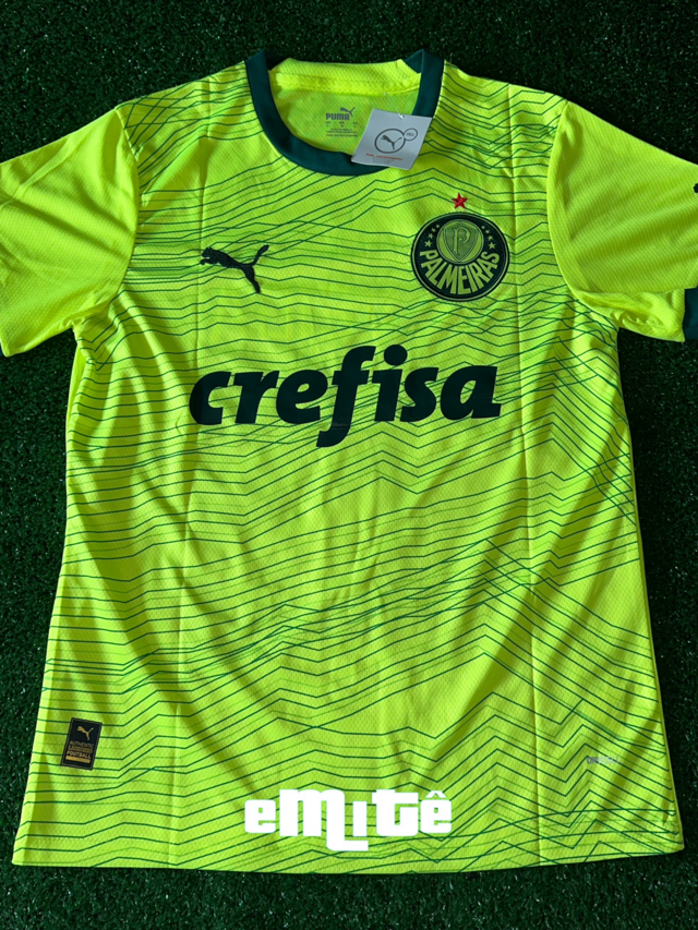Camisa Palmeiras III 2023/24 - Torcedor Masculina Puma - Verde limão