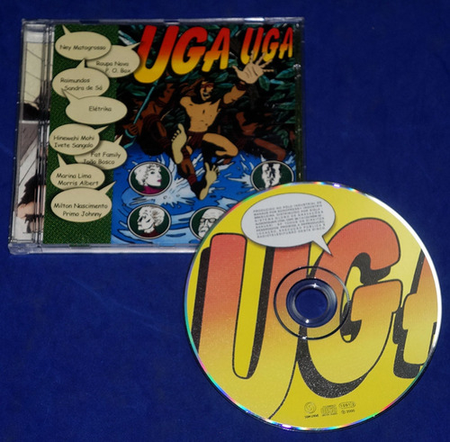 Cd Trilha Sonora Novela Uga Uga (2000) - Original!