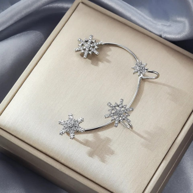 Arete Solitario Copos de nieve MoonKey Store