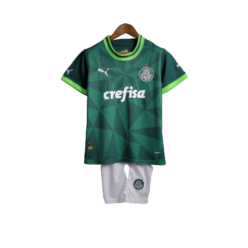 Kit Infantil Palmeiras I 23/24 - Camisa e Shorts - Puma
