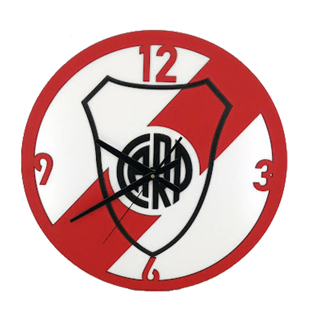 RELOJ REDONDO RIVER PLATE