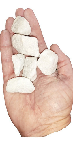 Decomadeinitaly Piedra blanca de Carrara (25 kg) de diámetro 15/25 mm,  piedra blanca para jardín