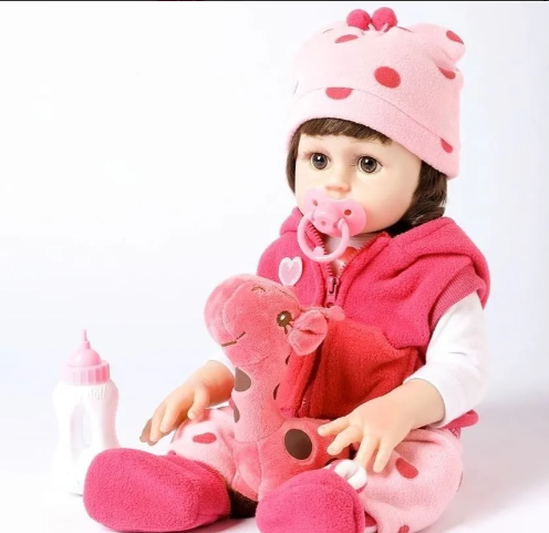 Bebe Reborn Princesa Banho Silicone Realista Fio A Fio