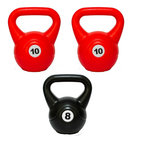 Pesas Rusas 8 Kg Pvc Kettlebell Pesa Rusa Crossfit