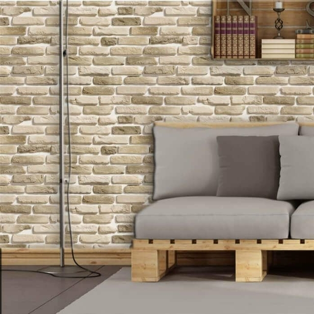 tipos de papel tapiz para paredes - Buscar con Google  Brick wallpaper  living room, Wallpaper living room, Best living room wallpaper