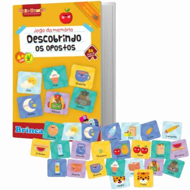 Brinquedo Educativo Princesas Jogo Dos Opostos 24p