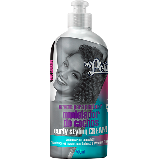 Curly Styling Cream Creme para Pentear Modelador de Cachos Soul