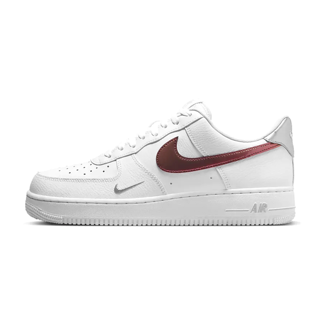 Red swoosh cheap nike