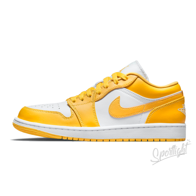 T nis Nike Air Jordan 1 Low Yellow White