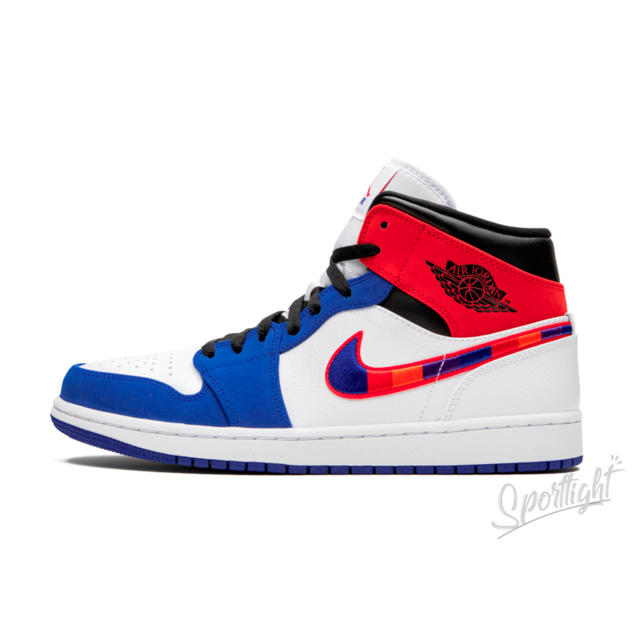 Nike shoes with different color swoosh on sale