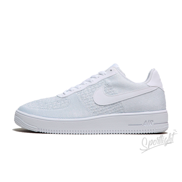 Af1 sales flyknit white