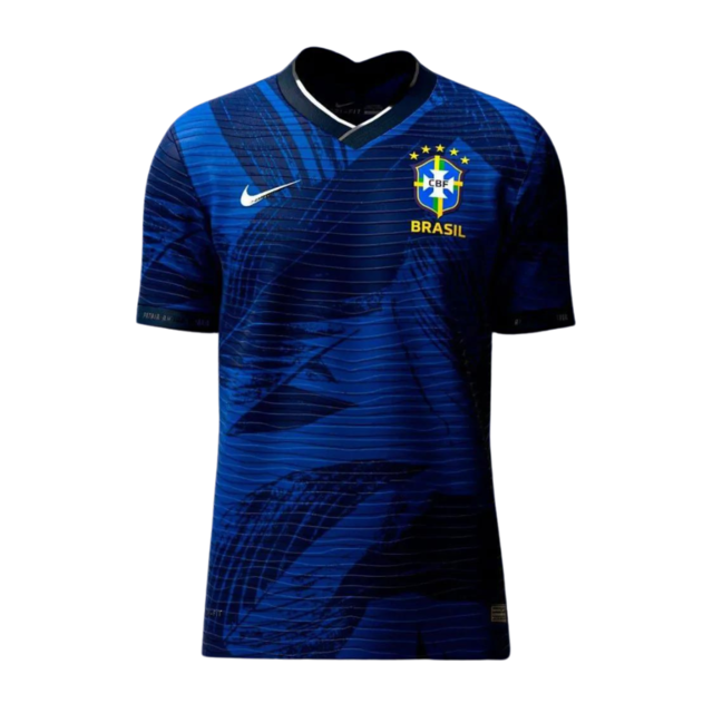 Camisa Brasil Edição Clássica 2022 Torcedor Nike - Azul