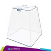 URNA PIRAMIDAL 20CM TRANSPARENTE