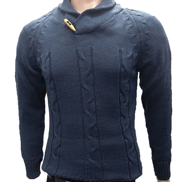 Sueter de hombre con cuello hotsell