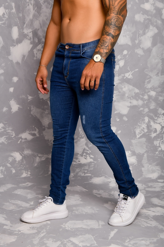 Short Curto Feminino Jeans Cintura Alta Com Licra Levanta Bumbum Pronta  Entrega - Azul Escuro