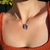 Lápis Lazuli colar de prata curto - buy online