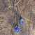 Cianita Azul e Lápis Lazuli escapulário moldura de prata - buy online