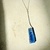 Cianita Azul colar pêndulo de prata en internet