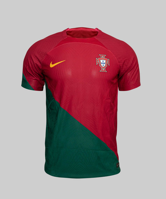 Camisa Portugal I 2022 - Masculino Jogador - Vermelha e Verde
