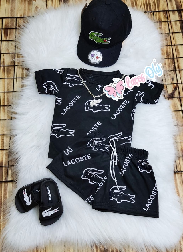 conjunto Lacoste para bebê