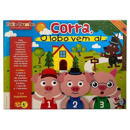 Jogo Os 3 Porquinhos - Goula - Primeiros Jogos - Compra na