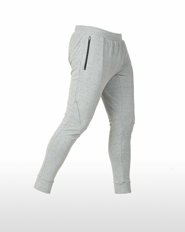 PANTALON BABUCHA HOMBRE ALGODON FLOKI GRIS (07891)