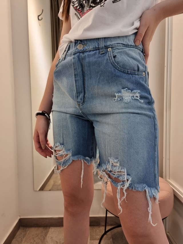 Bermuda jean rota de hombre new arrivals