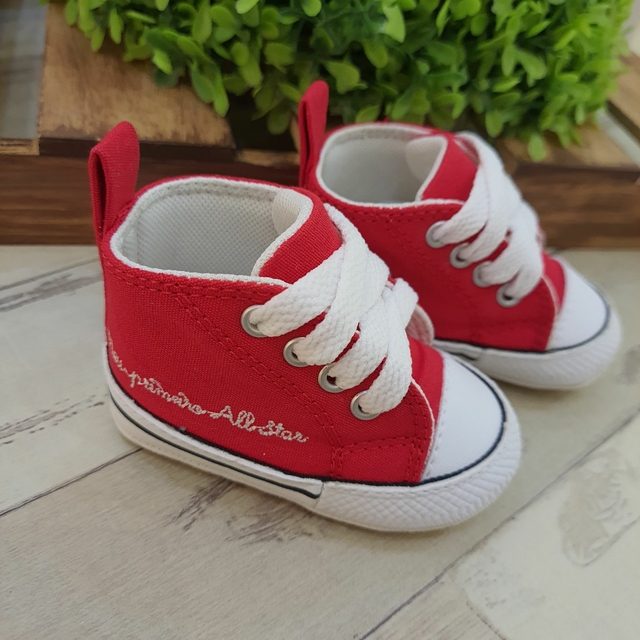 T nis Converse Meu Primeiro All Star Vermelho