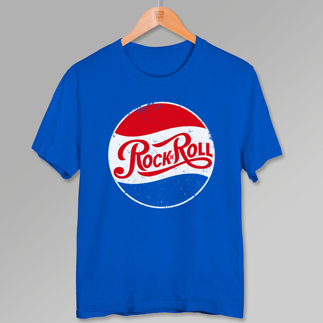 Camiseta Retro Rock N Roll Pepsi Unissex