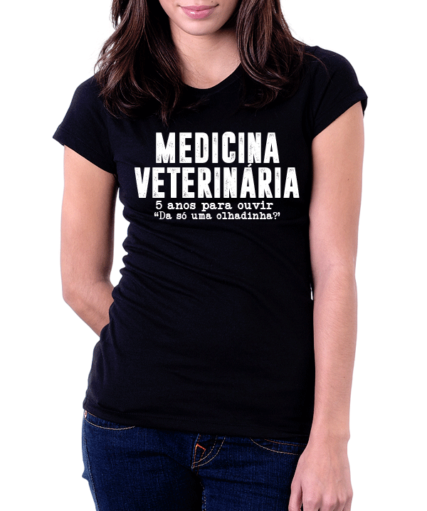 Blusa Feminina - Medicina Veterinária