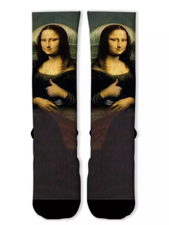 Meia Divertida e Colorida - Monalisa - comprar online