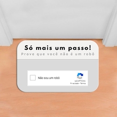 Tapete (capacho) Divertido e Decorativo Nao sou um robo