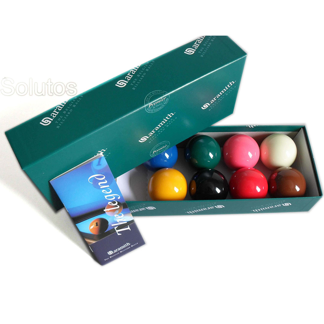 Bola de Sinuca Bilhar Snooker 8 Peças Premier 54 mm Profissional Belga  Aramith - Tudo para seu salão de jogos